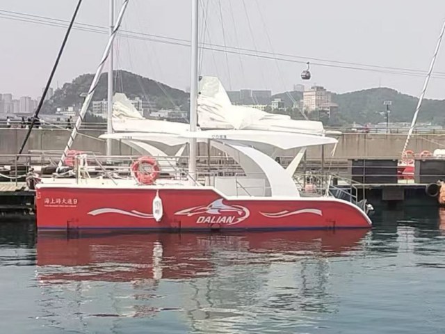 大连海葬棒棰岛套餐船只实拍